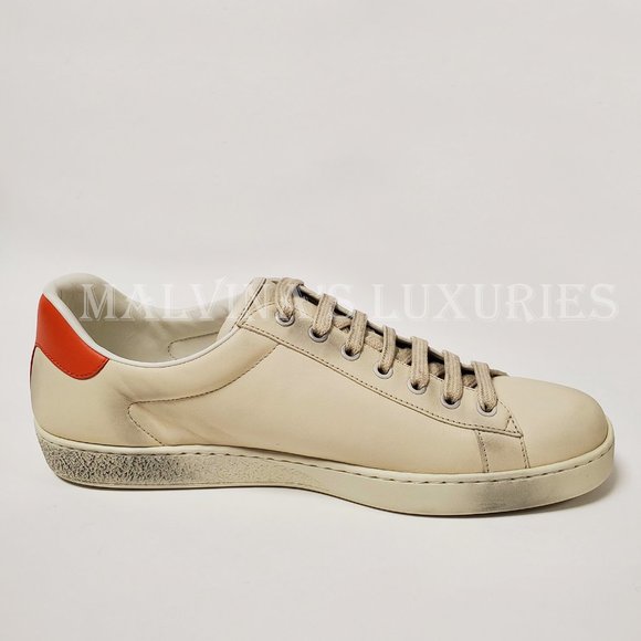 GUCCI SNEAKERS MENS LEATHER DISNEY ACE MICKEY MOUSE SIGNATURE SHOES - Picture 13 of 16